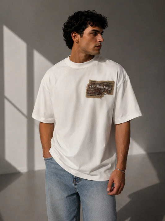 unisex Heritage Patch embroidered t shirt HECLIC