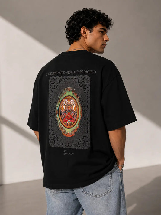 Unisex Vintage Frame embroidered graphic t-shirt HECLIC