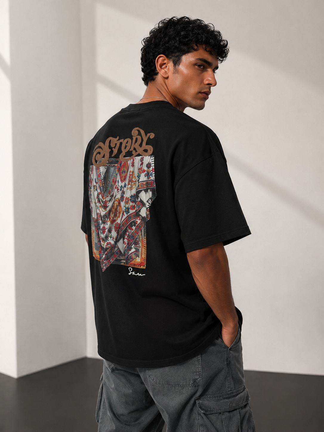 Unisex Folk Heritage Embroidered T-Shirt HECLIC