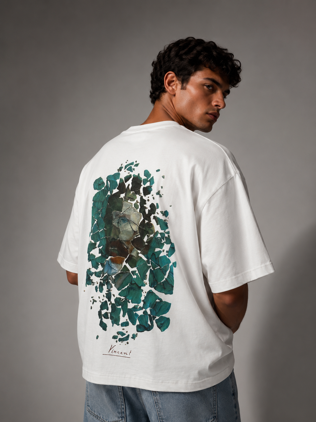 Unisex Broken Vincent Graphic T-Shirt HECLIC