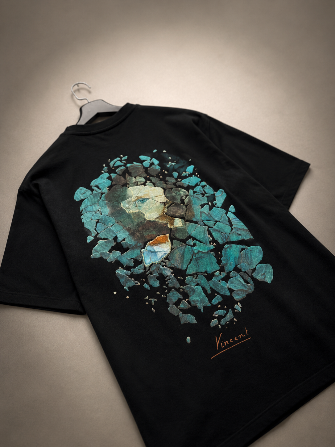 Unisex Broken Vincent Graphic T-Shirt HECLIC