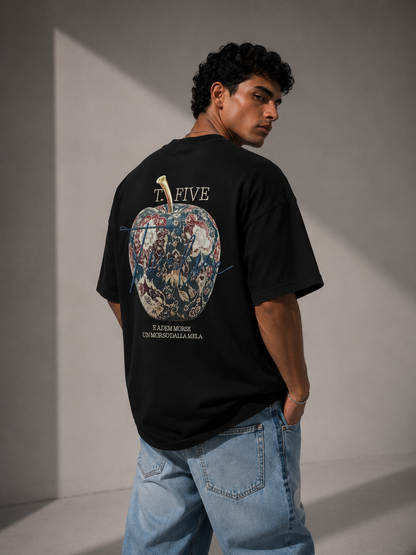 Unisex Floral Apple Graphic T-Shirt HECLIC