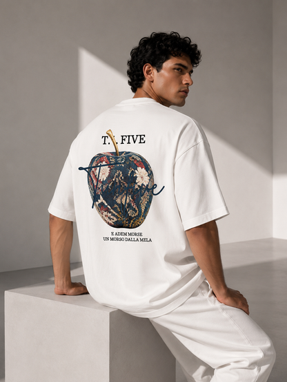 Unisex Floral Apple Graphic T-Shirt HECLIC