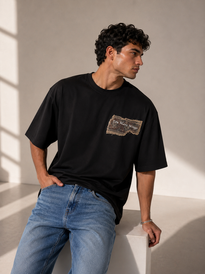 Unisex Heritage Patch Embroidered T-Shirt HECLIC