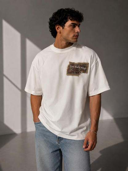 Unisex Heritage Patch Embroidered T-Shirt HECLIC