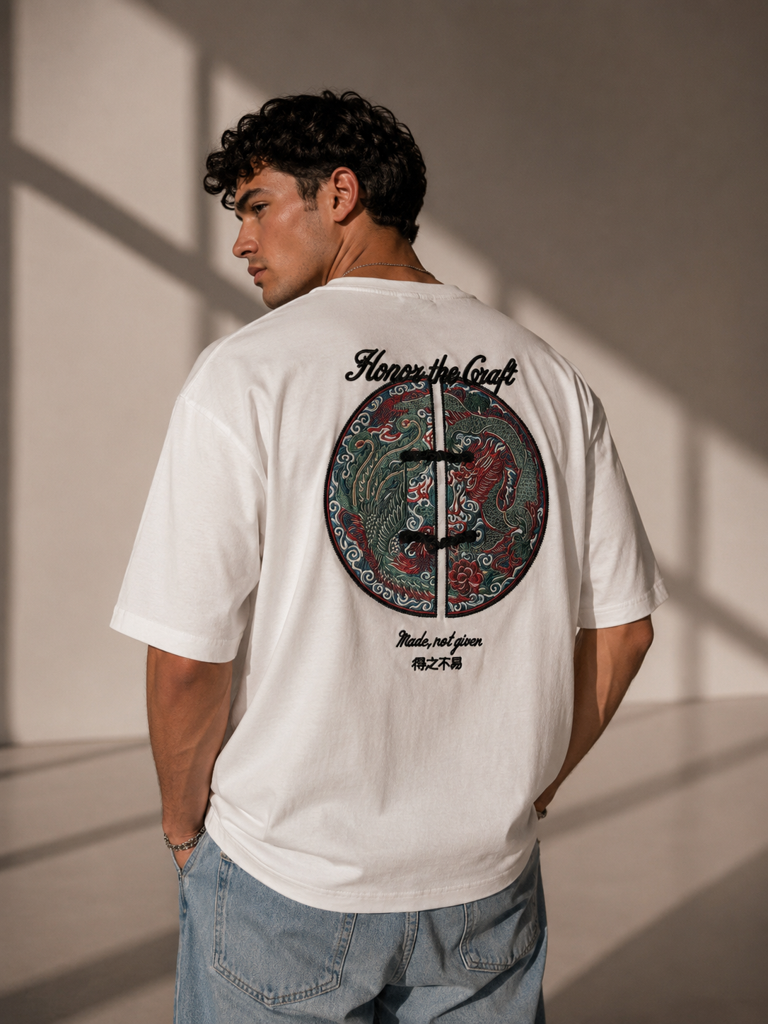 Unisex Off-White Honor the Craft Embroidered T-Shirt HECLIC