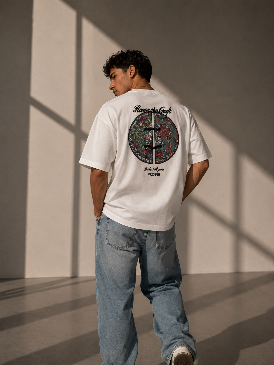 Unisex Off-White Honor the Craft Embroidered T-Shirt HECLIC