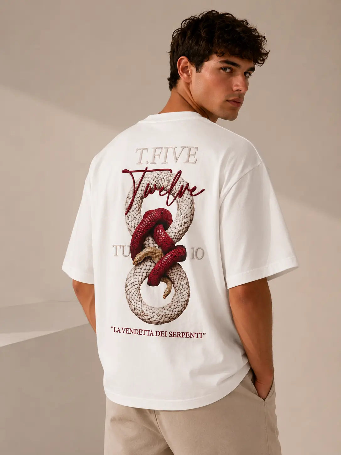 Unisex Snake Graphic Printed T-Shirt HECLIC