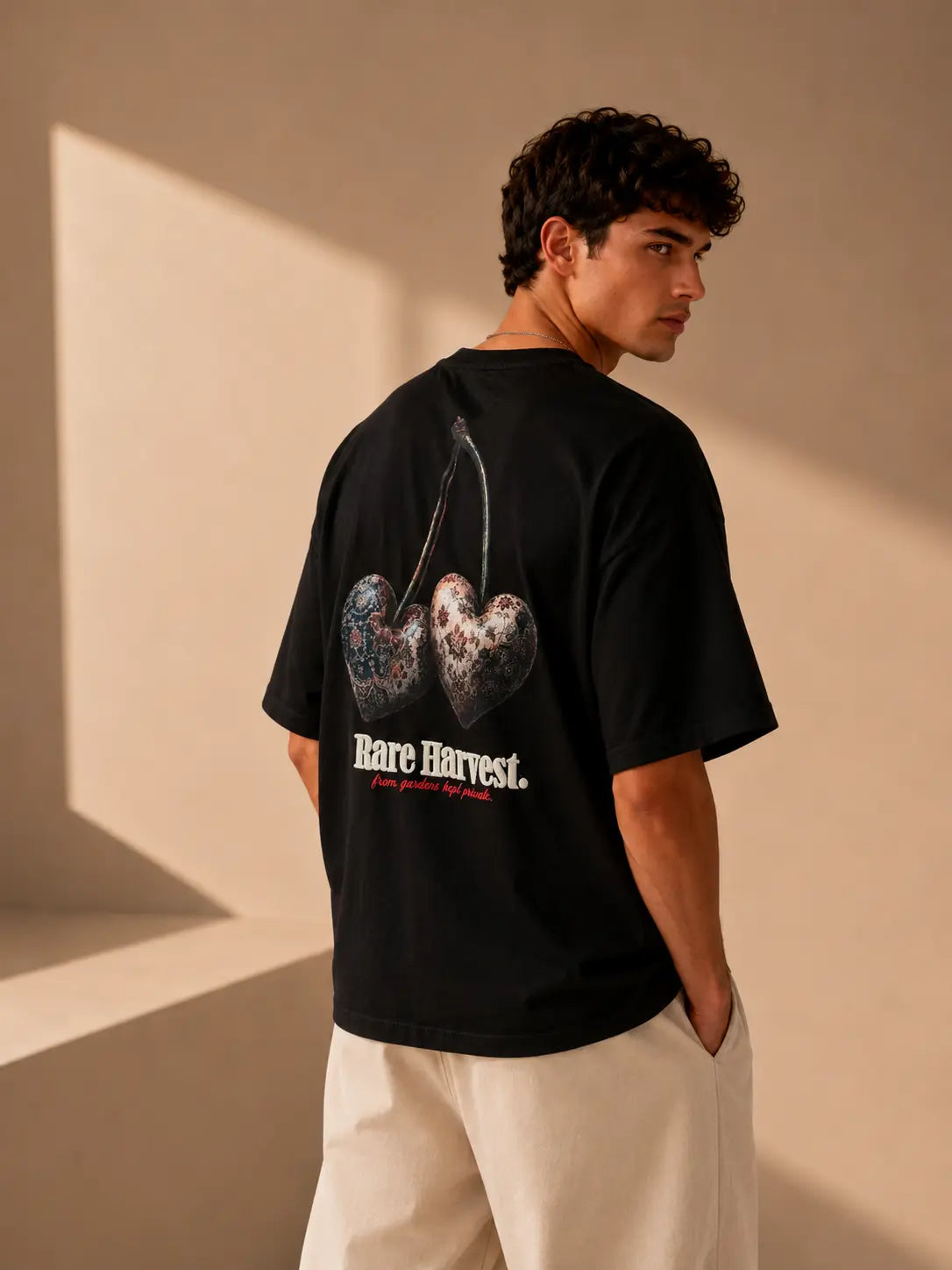Unisex Cherry Graphic Printed T-Shirt HECLIC