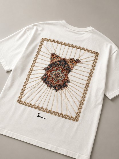 Unisex Tapestry Embroidered T-Shirt HECLIC