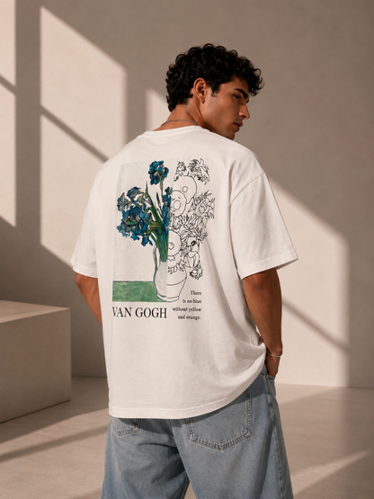 Unisex Van Gogh Floral Graphic T-Shirt HECLIC