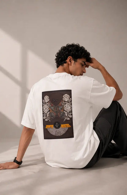Unisex Floral Patch Embroidered T-Shirt HECLIC