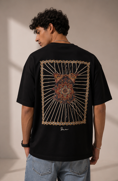 Unisex Tapestry Embroidered T-Shirt HECLIC
