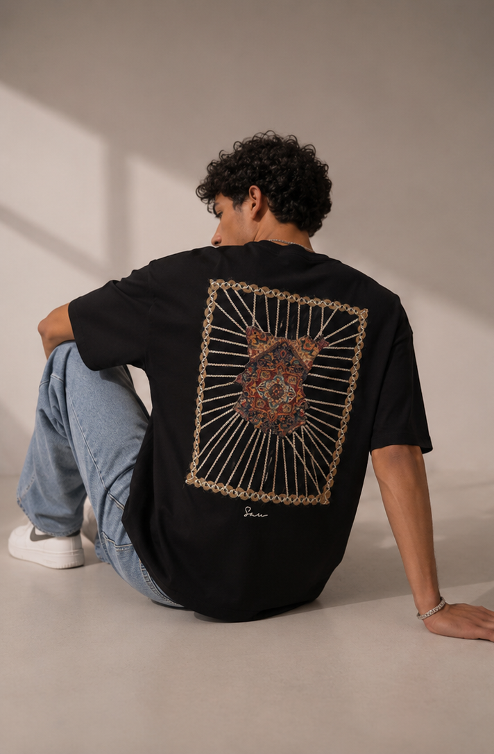 Unisex Tapestry Embroidered T-Shirt HECLIC