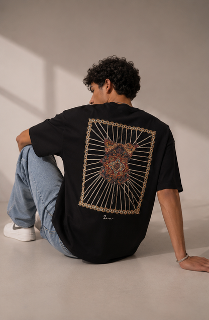 Unisex Tapestry Embroidered T-Shirt HECLIC