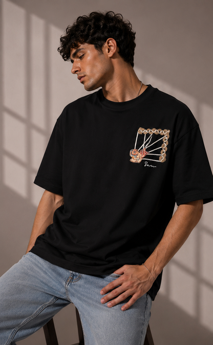 Unisex Tapestry Embroidered T-Shirt HECLIC