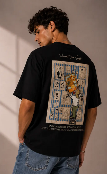 Unisex Artistic Graphic Printed T-Shirt HECLIC