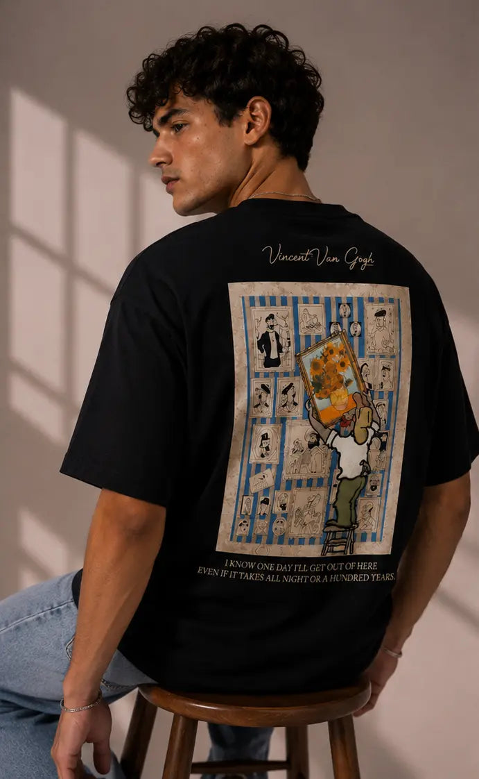Unisex Artistic Graphic Printed T-Shirt HECLIC