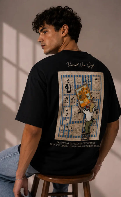 Unisex Artistic Graphic Printed T-Shirt HECLIC