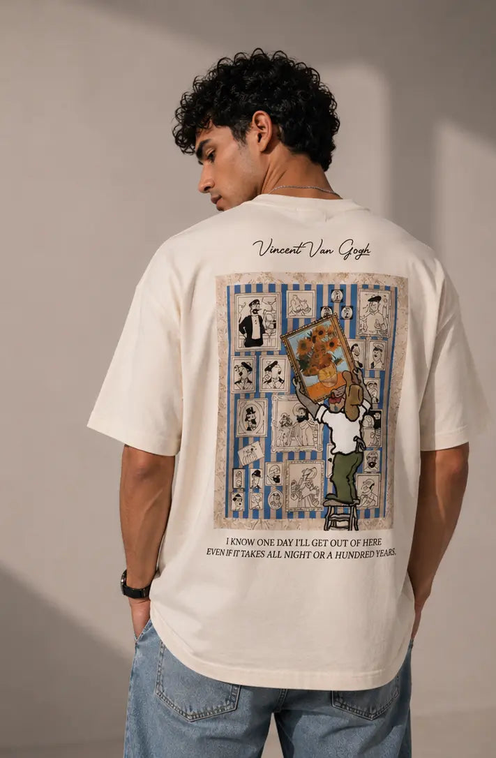 Unisex Artistic Graphic Printed T-Shirt HECLIC