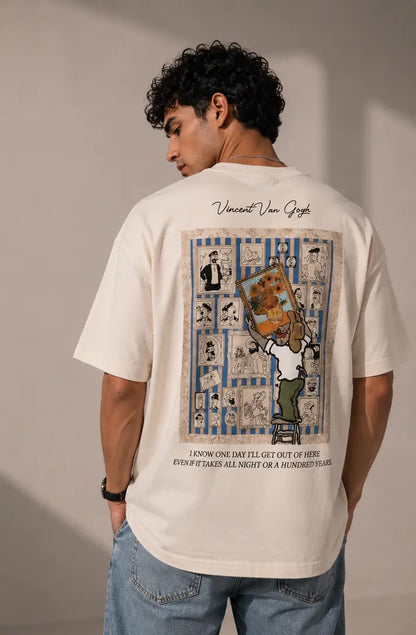 Unisex Artistic Graphic Printed T-Shirt HECLIC