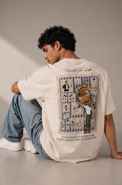 Unisex Artistic Graphic Printed T-Shirt HECLIC