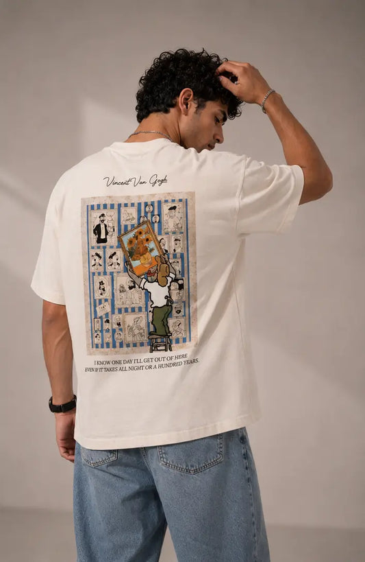 Unisex Artistic Graphic Printed T-Shirt HECLIC