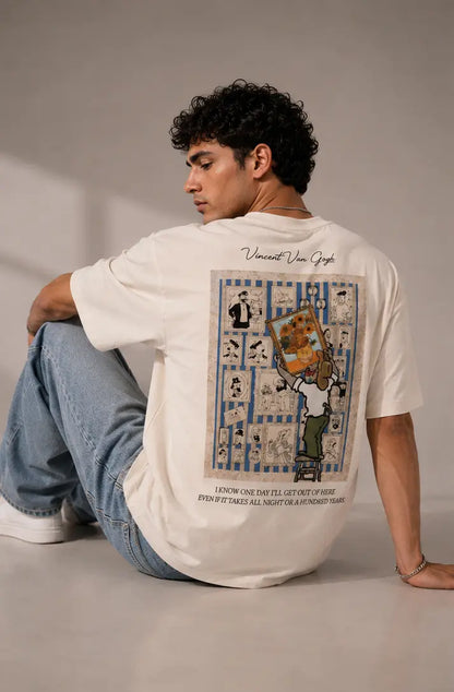 Unisex Artistic Graphic Printed T-Shirt HECLIC