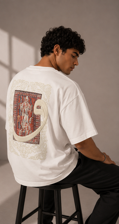 Unisex Ornamental Embroidered Graphic T-Shirt HECLIC