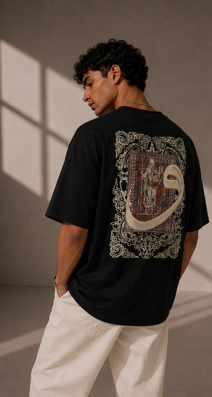 Unisex Ornamental Embroidered Graphic T-Shirt HECLIC