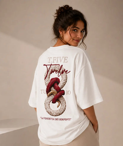 Unisex Snake Graphic Printed T-Shirt HECLIC