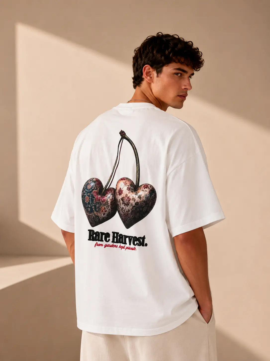 Unisex Cherry Graphic Printed T-Shirt HECLIC