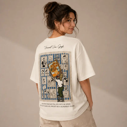 Unisex Artistic Graphic Printed T-Shirt HECLIC
